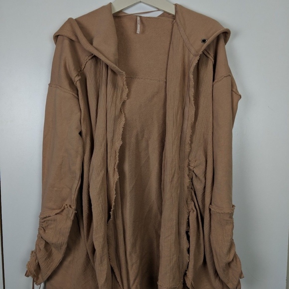 Free People Get Yer Gauze Hooded Cardigan - Picture 4 of 5